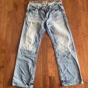 BKE mens light blue jeans